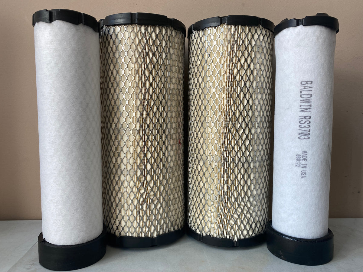 thumbnail image 2 of Primary / Secondary Air Filter Set – RS3549, RS3988, RS4595, RS3703, 46489, 46490 – Choose Inner/Outer 2 of 4