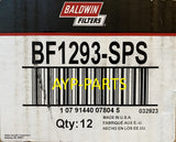 BF1293-SPS (CASE OF 12) BALDWIN FUEL FILTER FS1003 Cummins Engines a850