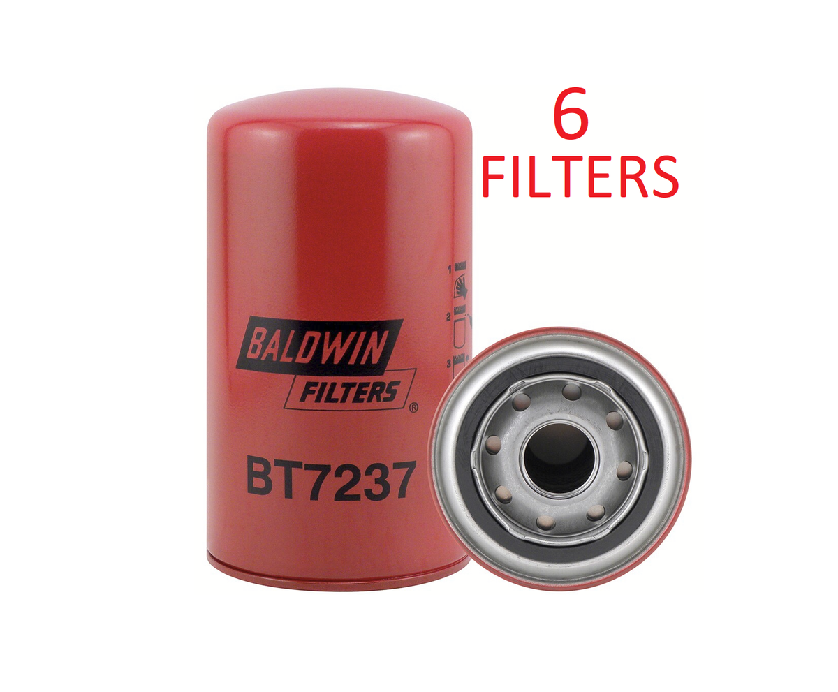 BT7237 (6 PACK) BALDWIN OIL FILTER LF16015 for Case, New Holland 