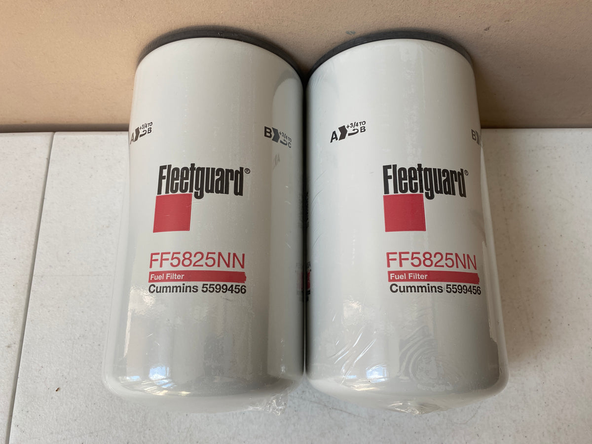 FF5825NN (2 PACK) FLEETGUARD FUEL FILTER BF46129 Cummins ISX11.9