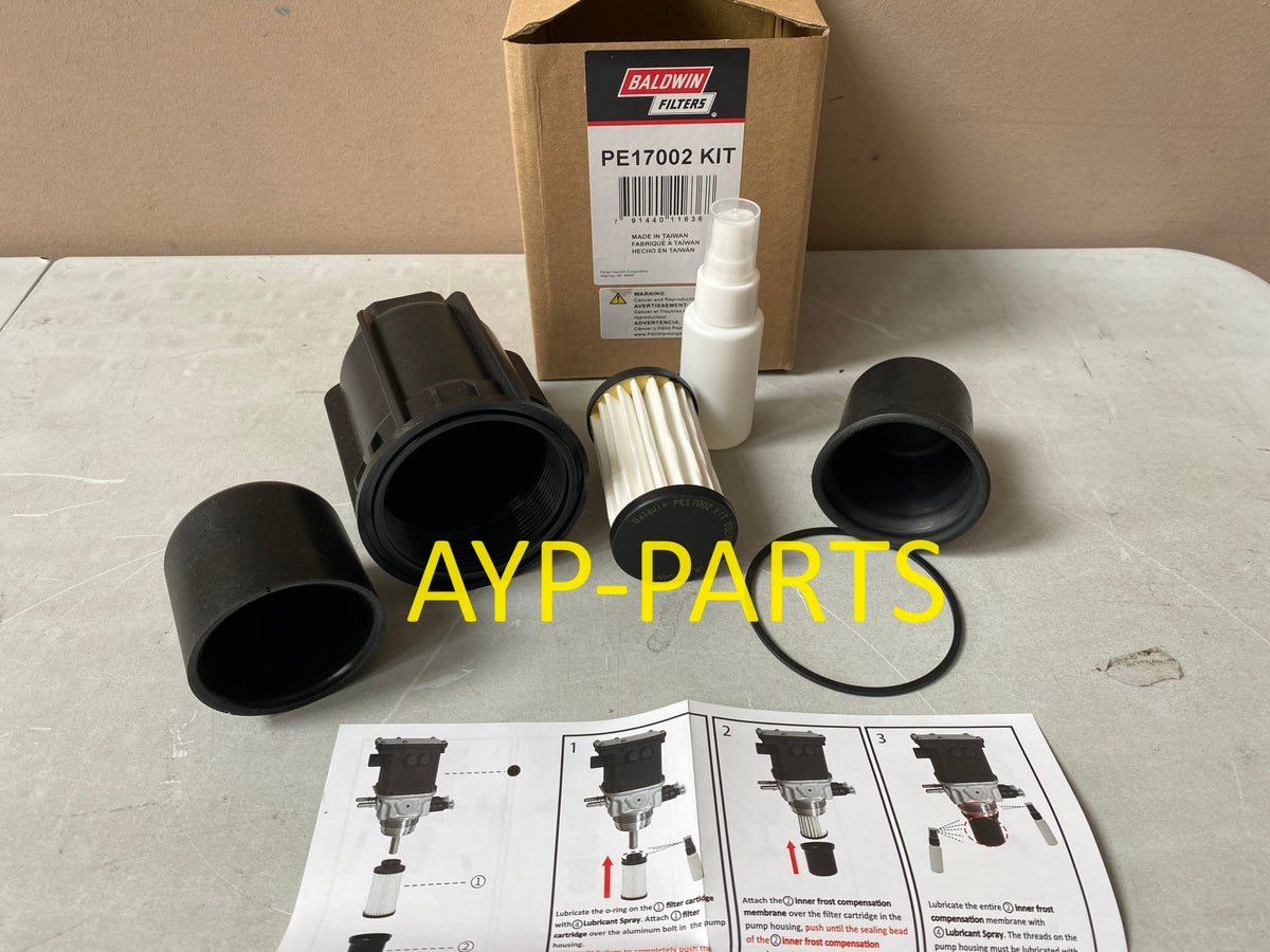 PE17002KIT (2 PACK) BALDWIN UREA DEF FILTER KIT UF106 Cascadia and Cu