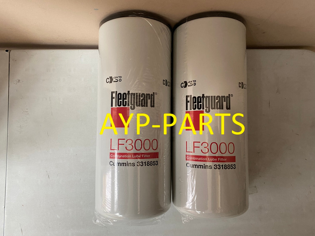 BONDIR リード　703 LF3000 (2 PACK) FLEETGUARD OIL FILTER BD103 For Cummins Engines