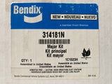 314181N BENDIX MAJOR BRAKE SHOE KIT WITH HARDWARE p012