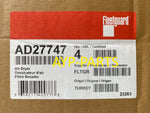 AD27747 (CASE OF 4) FLEETGUARD AIR DRYER BA5379 R950068A Freightliner Mack Volvo Western Star a497