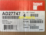 AD27747 (CASE OF 4) FLEETGUARD AIR DRYER BA5379 R950068A Freightliner Mack Volvo Western Star a497