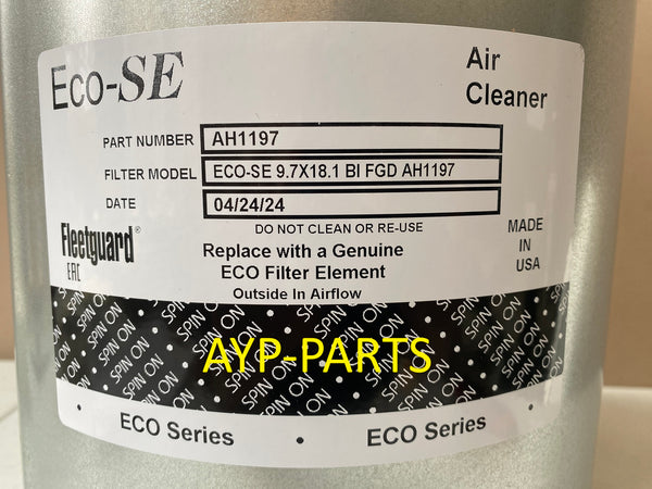 AH1197 FLEETGUARD AIR FILTER PA3493 Freightliner Chassis, Ottawa YT30 YT50 ECOSE a296