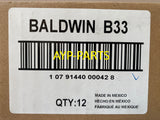 B33 (CASE OF 12) BALDWIN OIL FILTER LF3614 a284