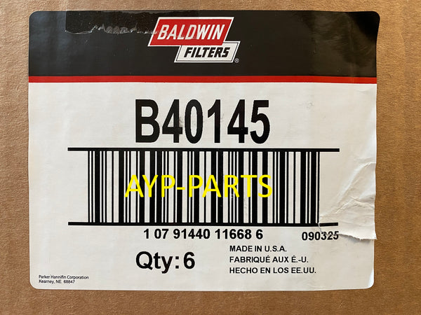 B40145 (CASE OF 6) BALDWIN OIL FILTER LF14001NN Upgrade of B50000 a044