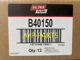 B40150 (CASE OF 12) BALDWIN OIL FILTER a544