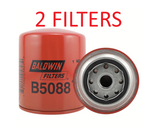 B5088 (2 PACK) BALDWIN COOLANT FILTER WF2122 Caterpillar, Cummins a825
