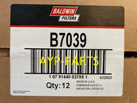 B7039 (CASE OF 12) BALDWIN OIL FILTER LF3630 Ford IHC Trucks w/7.3L Turbo Diesel a482