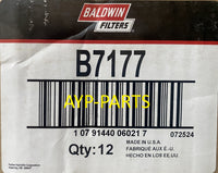 B7177 (CASE OF 12) BALDWIN OIL FILTER LF3970 5.9L Cummins B Series Freightliner a263