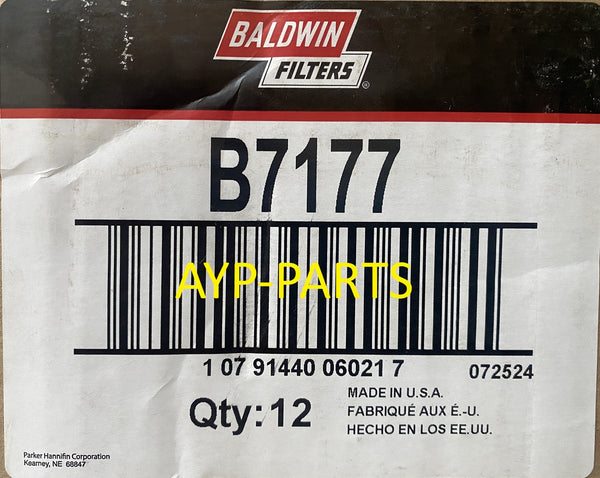 B7177 (CASE OF 12) BALDWIN OIL FILTER LF3970 5.9L Cummins B Series Freightliner a263