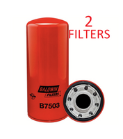 B7503 (2 PACK) BALDWIN OIL FILTER LF17499 for Maxx Force DT 9 & 10 Engines a521