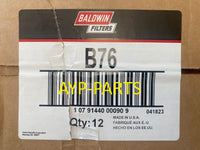 B76 (CASE OF 12) BALDWIN OIL FILTER LF667 3114 3116 3126 3304 3306 E3165 E3175 a273