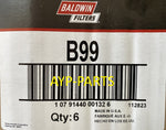 B99 (CASE OF 6) BALDWIN OIL FILTER LF691A Caterpillar Demag a374