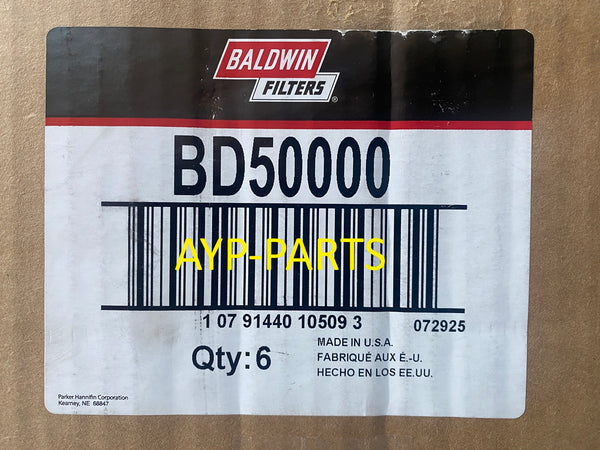 BD50000 (CASE OF 6) BALDWIN OIL FILTER LF14000NN CUMMINS ISX ISM QSX QSM a040
