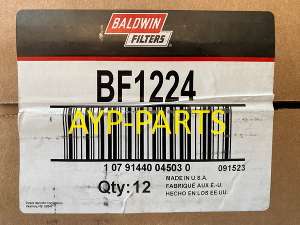 BF1224 (CASE OF 12) BALDWIN FUEL FILTER FF5301 Carrier Transicold Refrigeration Units a028