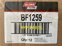 BF1259 (CASE OF 12) BALDWIN FUEL FILTER FS1000 Caterpillar Cummins Celect Engines a217