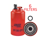 BF1385-SPS (6 PACK) BALDWIN FUEL FILTER FS19732 Case Cummins JCB Hyundai a677