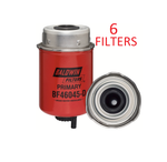 BF46045-D (6 PACK) BALDWIN FUEL FILTER FS20074 John Deere 4.5L Tractors a640
