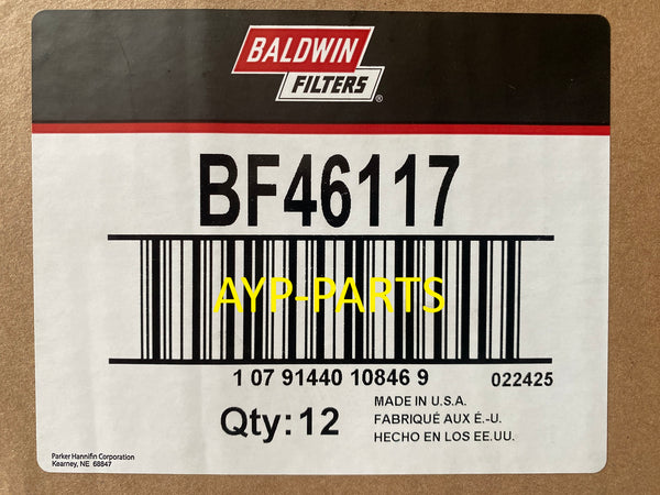 BF46117 (CASE OF 12) BALDWIN FUEL FILTER FF42128NN a660