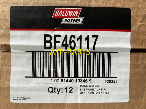 BF46117 (CASE OF 12) BALDWIN FUEL FILTER FF42128NN a660