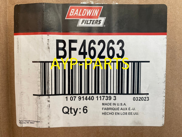 BF46263 (6 PACK) BALDWIN FUEL FILTER FF63041NN a090