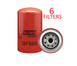 BF588 6 PACK) BALDWIN FUEL FILTER FF5019 International DT466E 530E 551 Engine a581