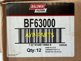 BF63000 (CASE OF 12) BALDWIN FUEL FILTER FF63054NN Freightliner International Mack a260