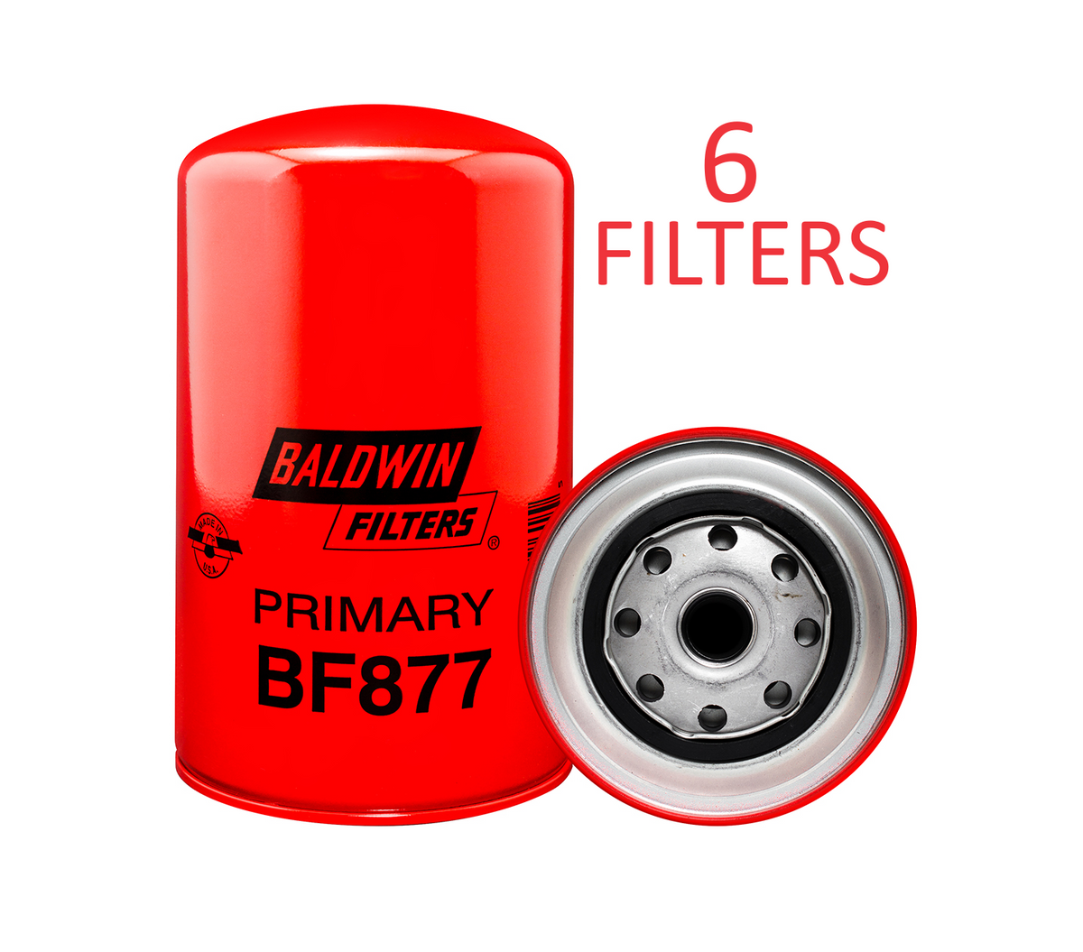 BF877 (6 PACK) BALDWIN FUEL FILTER FF172 for Mack Trucks a232 – Auto ...