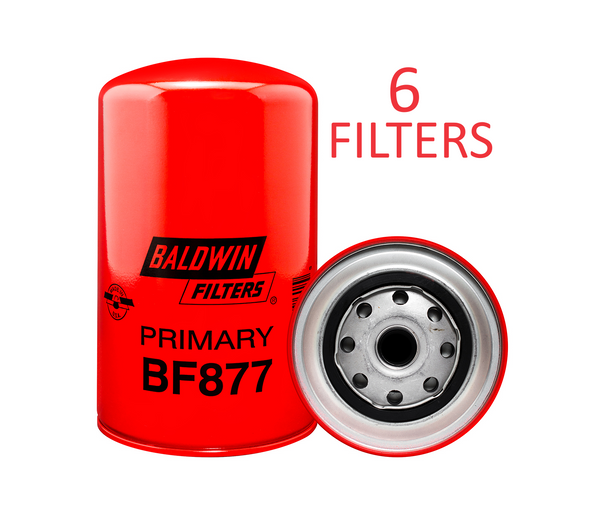 BF877 (6 PACK) BALDWIN FUEL FILTER FF172 for Mack Trucks a232