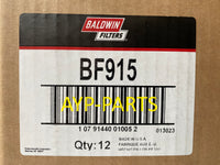BF915 (CASE OF 12) BALDWIN FUEL FILTER FF5011 a667