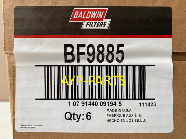 BF9885 (CASE OF 6) BALDWIN FUEL FILTER FF5776 Cummins ISX11.9, QSX11.9 Engines a635