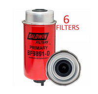 BF9891-D (6 PACK) BALDWIN FUEL FILTER FS20076 John Deere Dozers Excavators Loaders a596