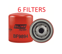 BF9894 (6 PACK) BALDWIN FUEL FILTER FS19580A APU ThermoKing Reefer Units a598