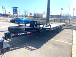 PJ 20 Foot Tilt Bed Trailer with 12,000LB Remote Winch