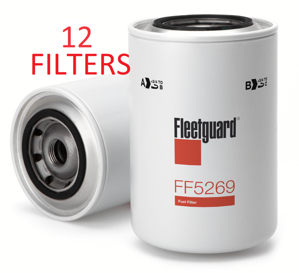 FF5269 (CASE OF 12) FLEETGUARD FUEL FILTER BF7629 a692