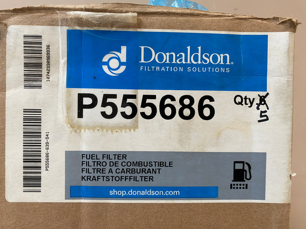 P555686 (5 PACK) DONALDSON FUEL FILTER BF9860 FF5686 for Cummins ISX & QSX p021