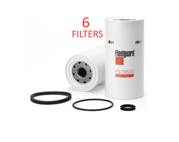 FS19520 (6 PACK) FLEETGUARD FUEL FILTER BF5813-O Topkick Kodiak Detroit & Caterpillar Isuzu a149