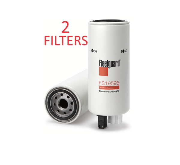 FS19596 (2 PACK) FLEETGUARD FUEL FILTER BF1293-SPS a196
