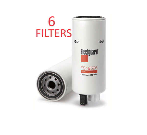 FS19596 (CASE OF 6) FLEETGUARD FUEL FILTER BF1293-SPS a721