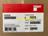 FS19728 (CASE OF 6) FLEETGUARD FUEL FILTER PF7782 a162