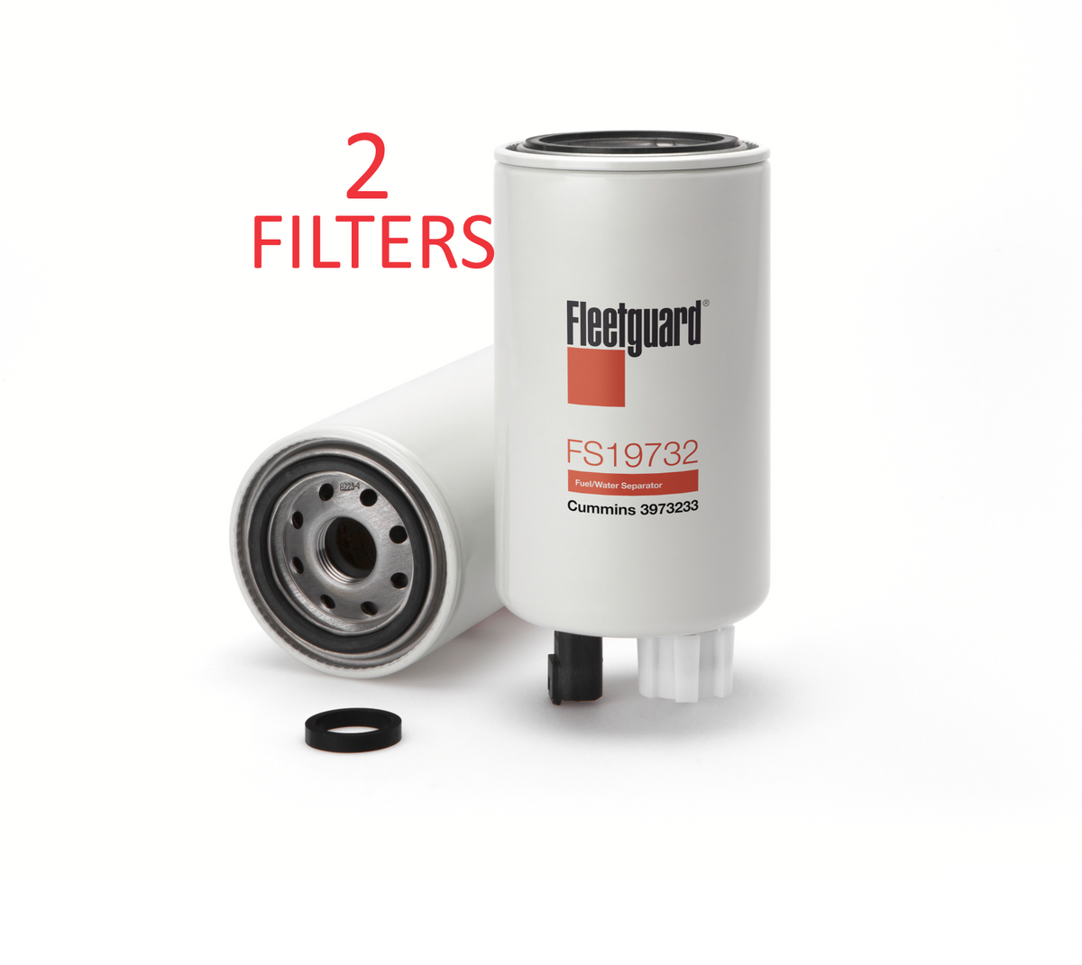 FS19732 (2 PACK) FLEETGUARD FUEL FILTER BF1385-SPS, BF46065-SPS a119 ...