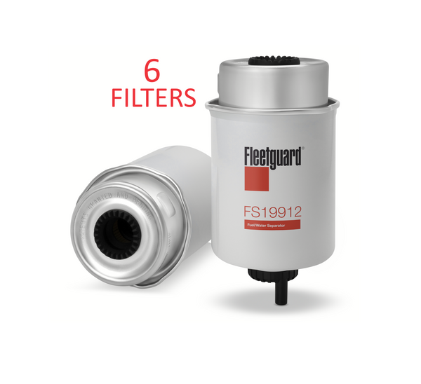 FS19912 (6 PACK) FLEETGUARD FUEL FILTER BF7904-D a718