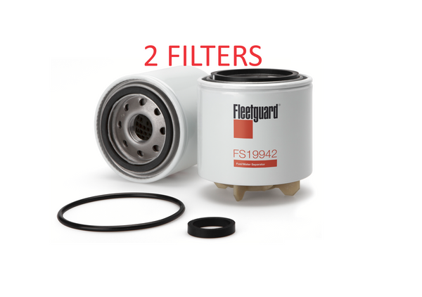 FS19942 (2 PACK) FLEETGUARD FUEL FILTER for Hino a472