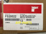 FS20022 (CASE OF 12) FLEETGUARD FUEL FILTER 3978134 a608