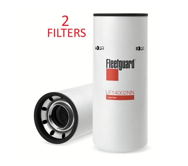 LF14002NN (2 PACK) FLEETGUARD OIL FILTER B40142 Upgrade of LF3000 & LF9009 a904