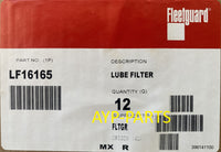 LF16165 (CASE OF 12) FLEETGUARD OIL FILTER B7238 a072