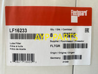 LF16233 (CASE OF 8) FLEETGUARD OIL FILTER P40019 Paccar MX and MX13 Engines a114